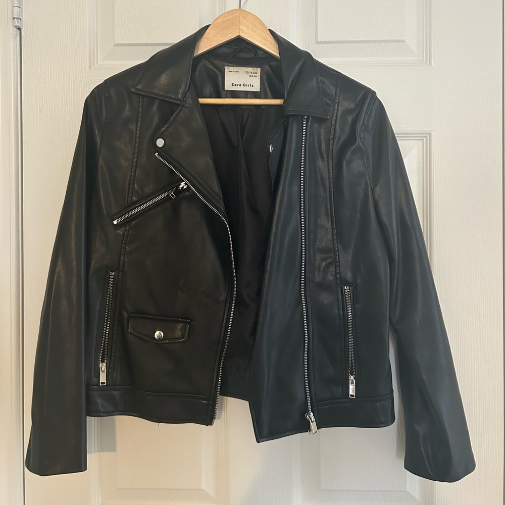Zara leather jacket